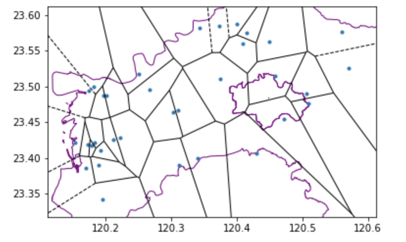 5.2. 地理空間分析 :: Tutorial for CIoT Open Data Applications