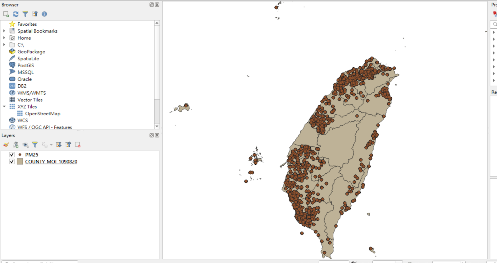 7.1. QGIS 應用 :: Tutorial for CIoT Open Data Applications